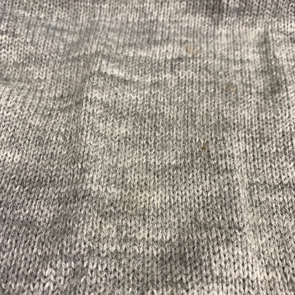 Gray scarf with rhinestone detail on both ends - Picture 4 of 4